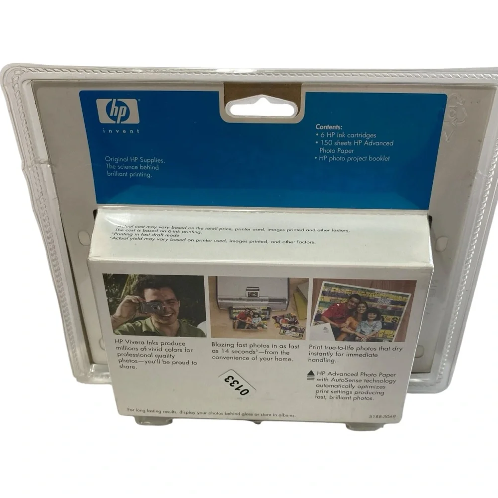 HP 02 Series 150 Photo 4x6 Value Pack Designed Printing Professional Quality '08